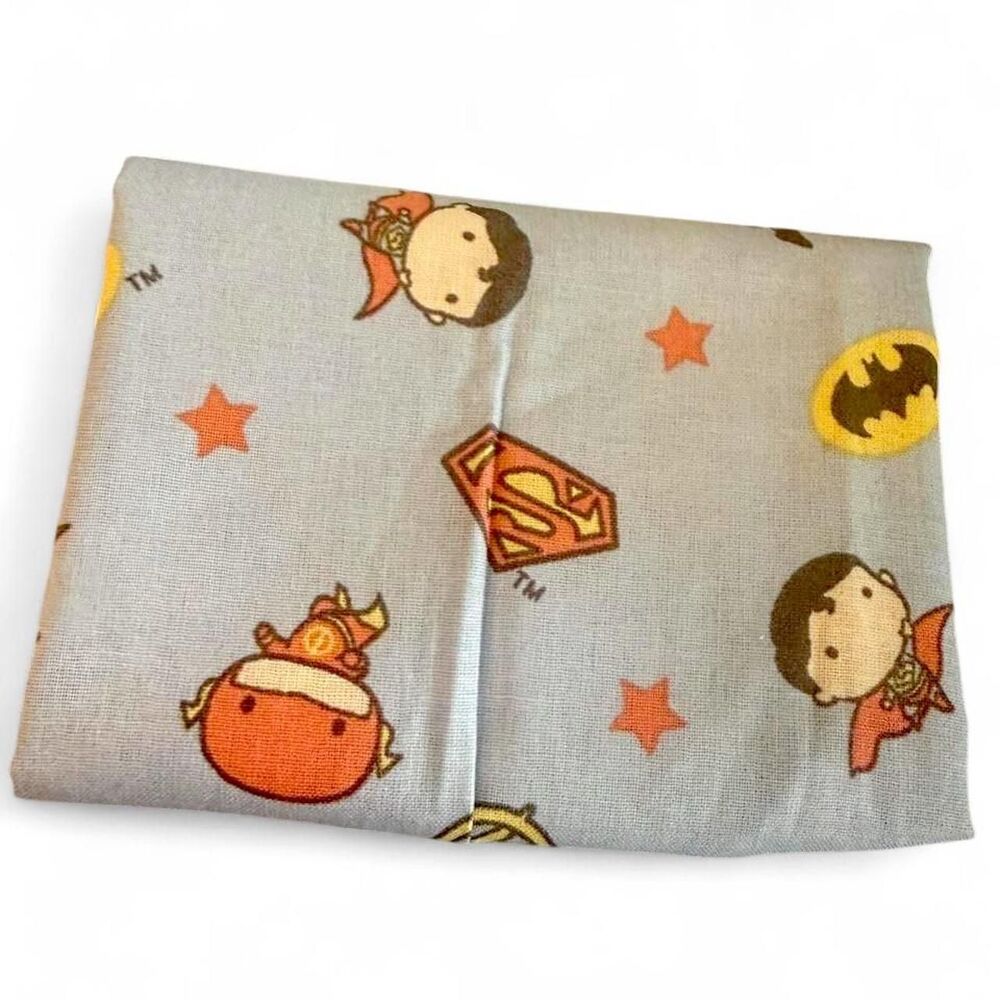 18” x 21” Superman Batman Wonder Woman Cotton Fabric Fat Quarter DC Superheroes